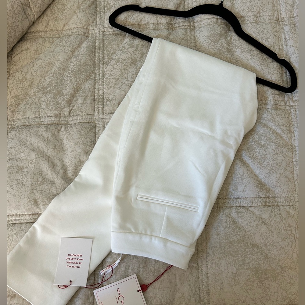 Miss Circle slim fit trousers